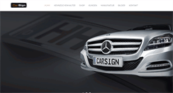 Desktop Screenshot of my-carsign.de