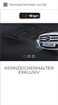 Mobile Screenshot of my-carsign.de